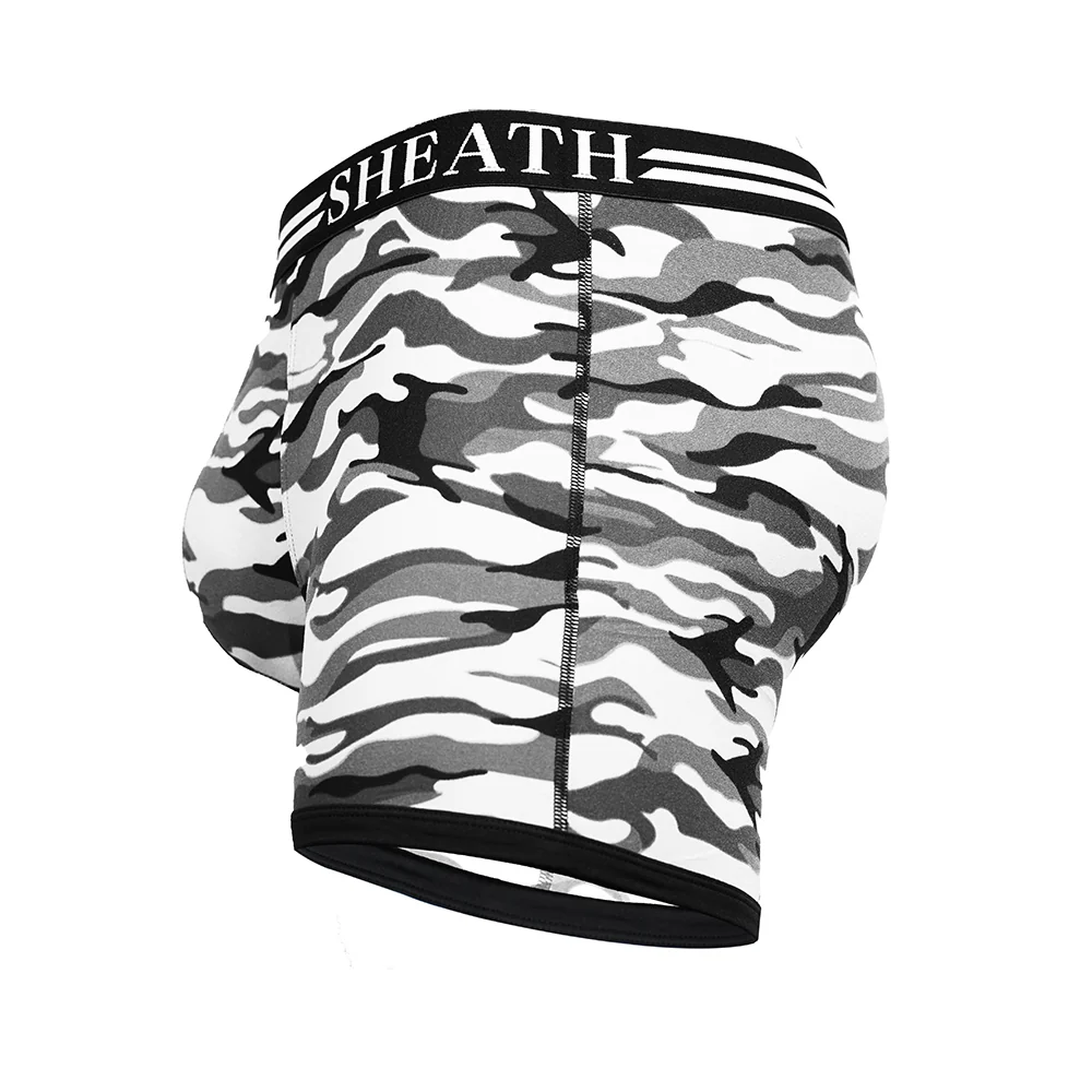 SHEATH 4.0 Polyester Camo Men's Pouch Boxer Brief 5" - Image 9