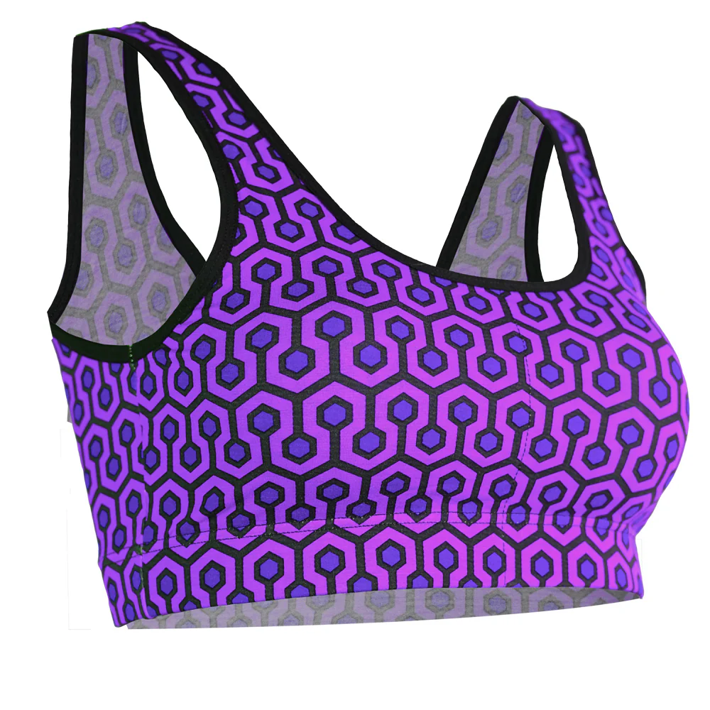 SHEATH Bamboo Hexagon Padded Comfort Bralette - Image 17