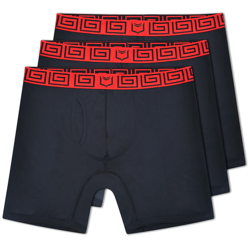SHEATH V Modal Men's Pouch Boxer Brief 8" (3 Pack)